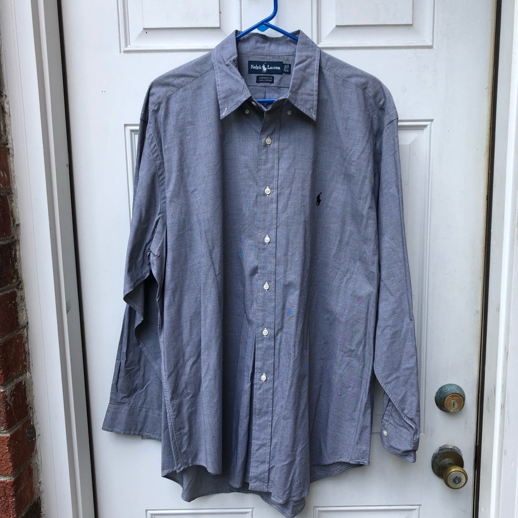 Rl Checkered Button Up
